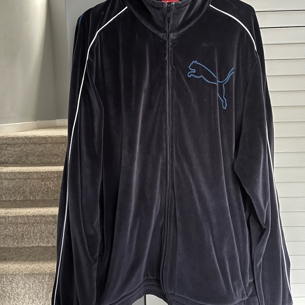 Velour Puma track jacket